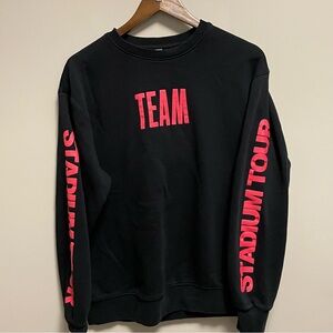Team Bieber 2017 Stadium Tour Sweatshirt Size Medium